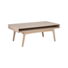 Marte wooden coffee table 130x70