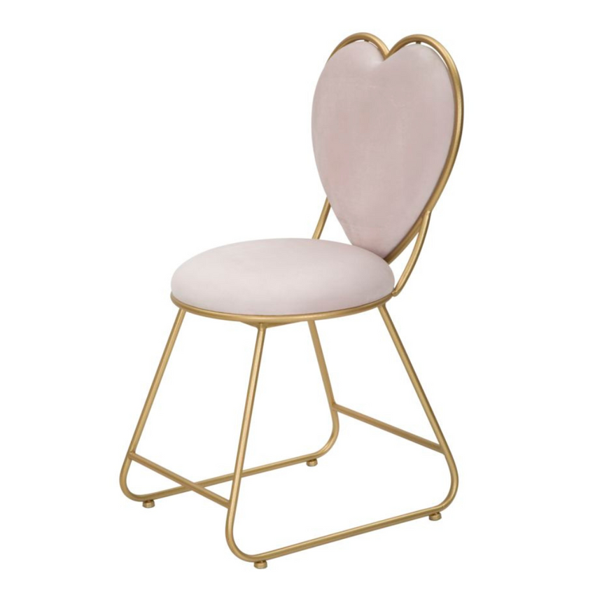 Heart bársony szék