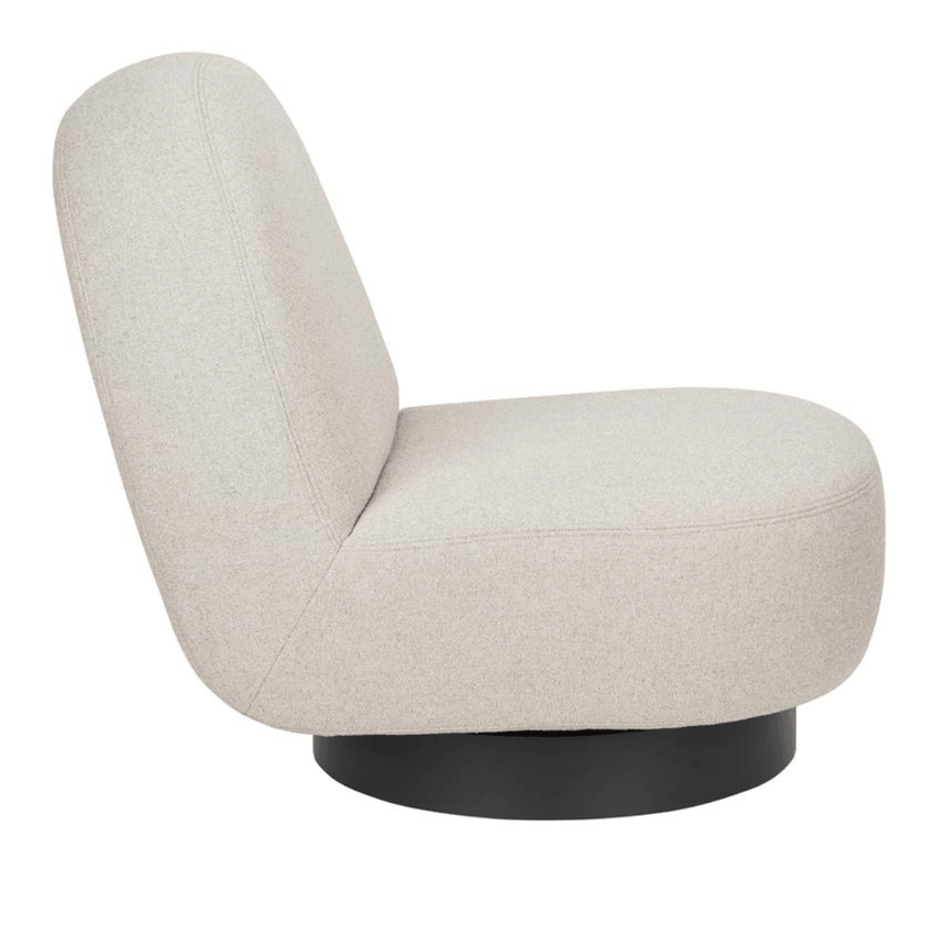 Eden bouclé swivel chair