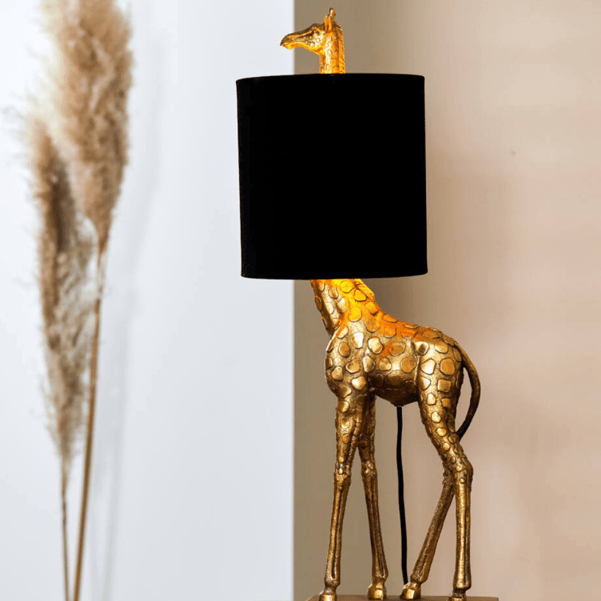 Giraffe bársony asztali lámpa