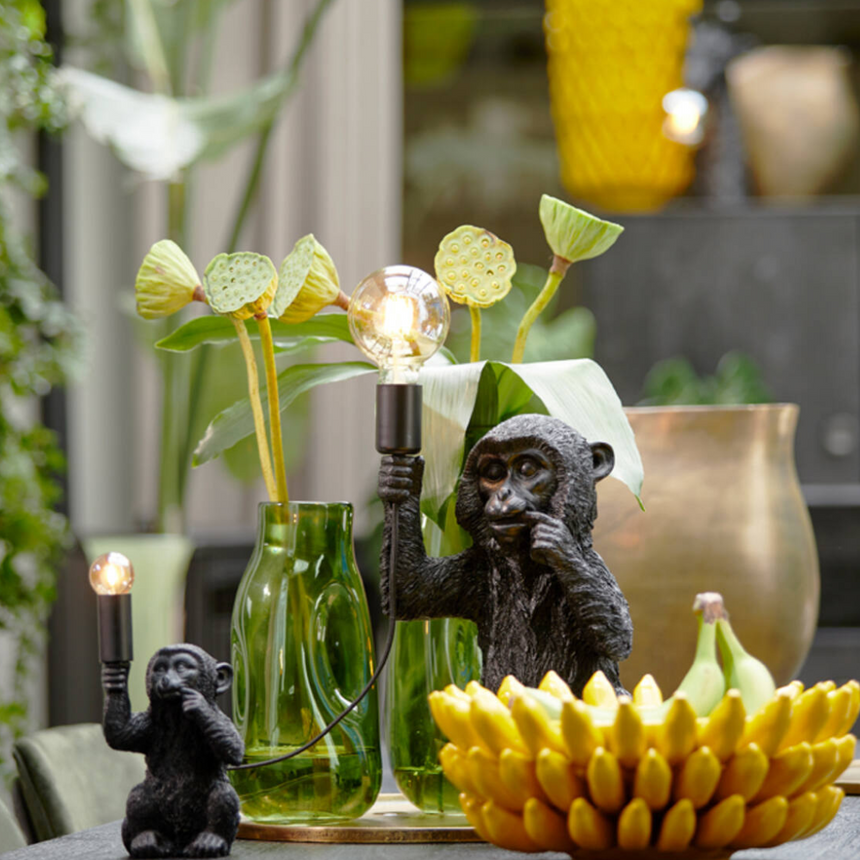 Monkey műgyanta asztali lámpa 23.5