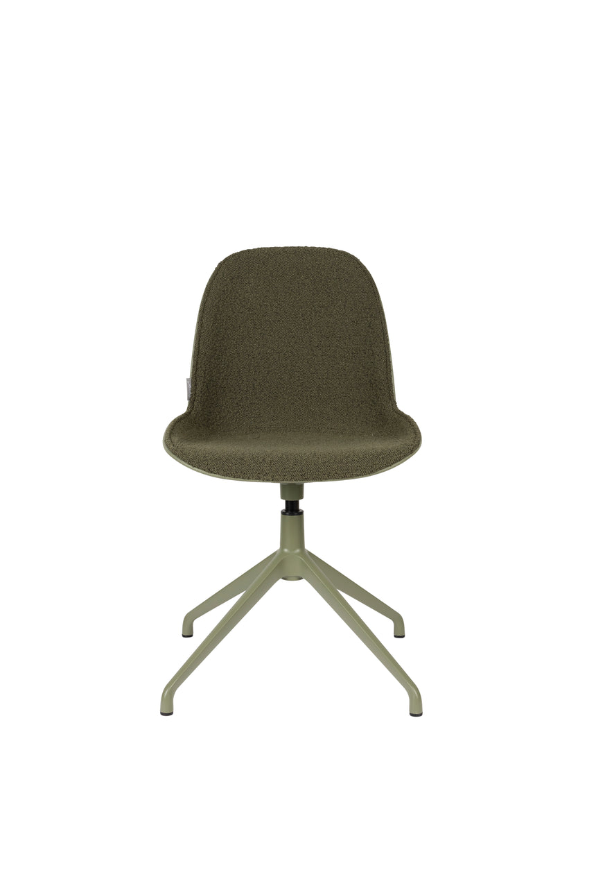 Albert Kuip bouclé swivel chair