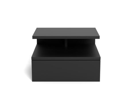 Ashlan wall-mounted wooden bedside table 35x23