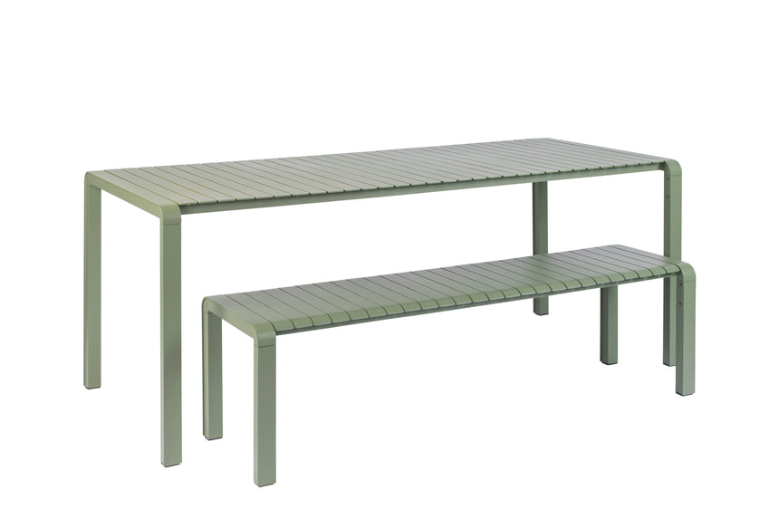 Vondel metal garden table 214x96.7