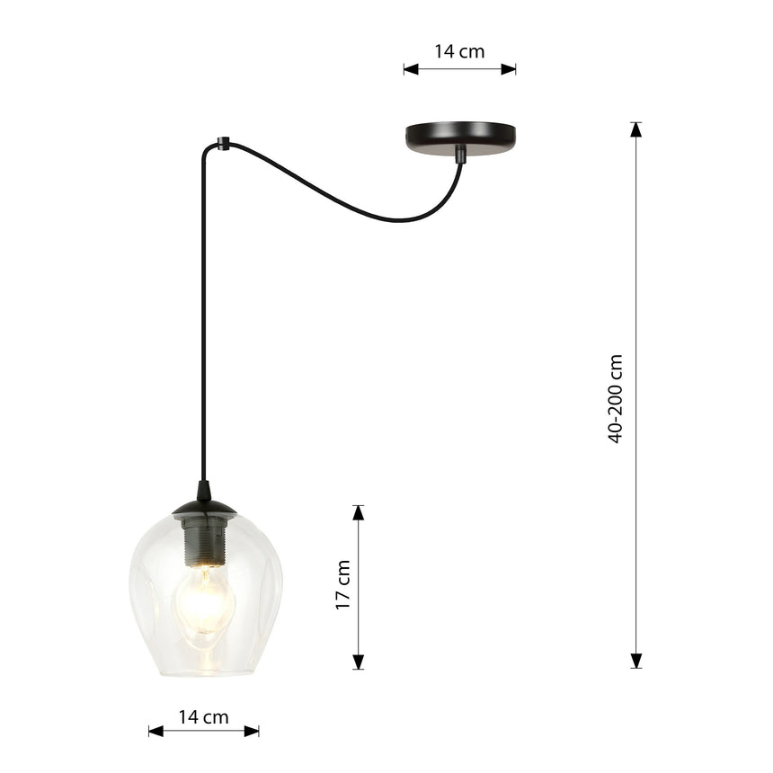 Level 1 BL metal pendant lamp