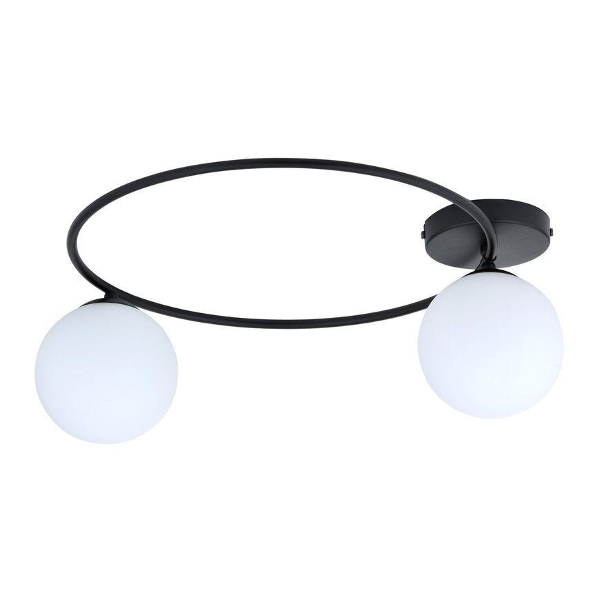 Sopra 2 BL Opal metal ceiling lamp