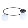 Sopra 2 BL Opal metal ceiling lamp