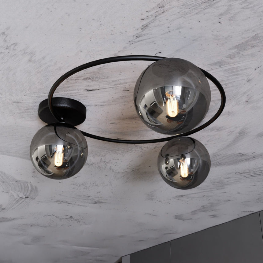 Sopra 3 metal ceiling lamp