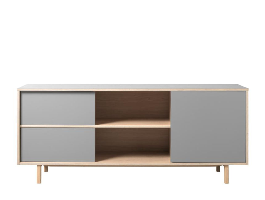 Bilbao komód – Tölgy és HPL kombinációval