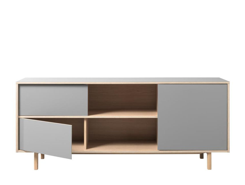 Bilbao komód – Tölgy és HPL kombinációval