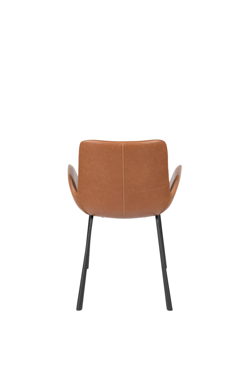 Brit textilbőr szék