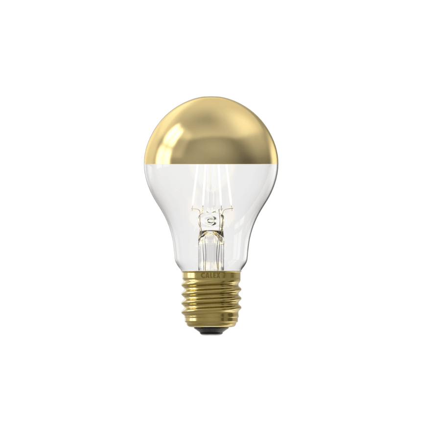 Top mirror A60 Gold Straight bulb, LED E27