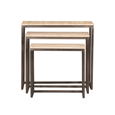Noa wooden bedside table