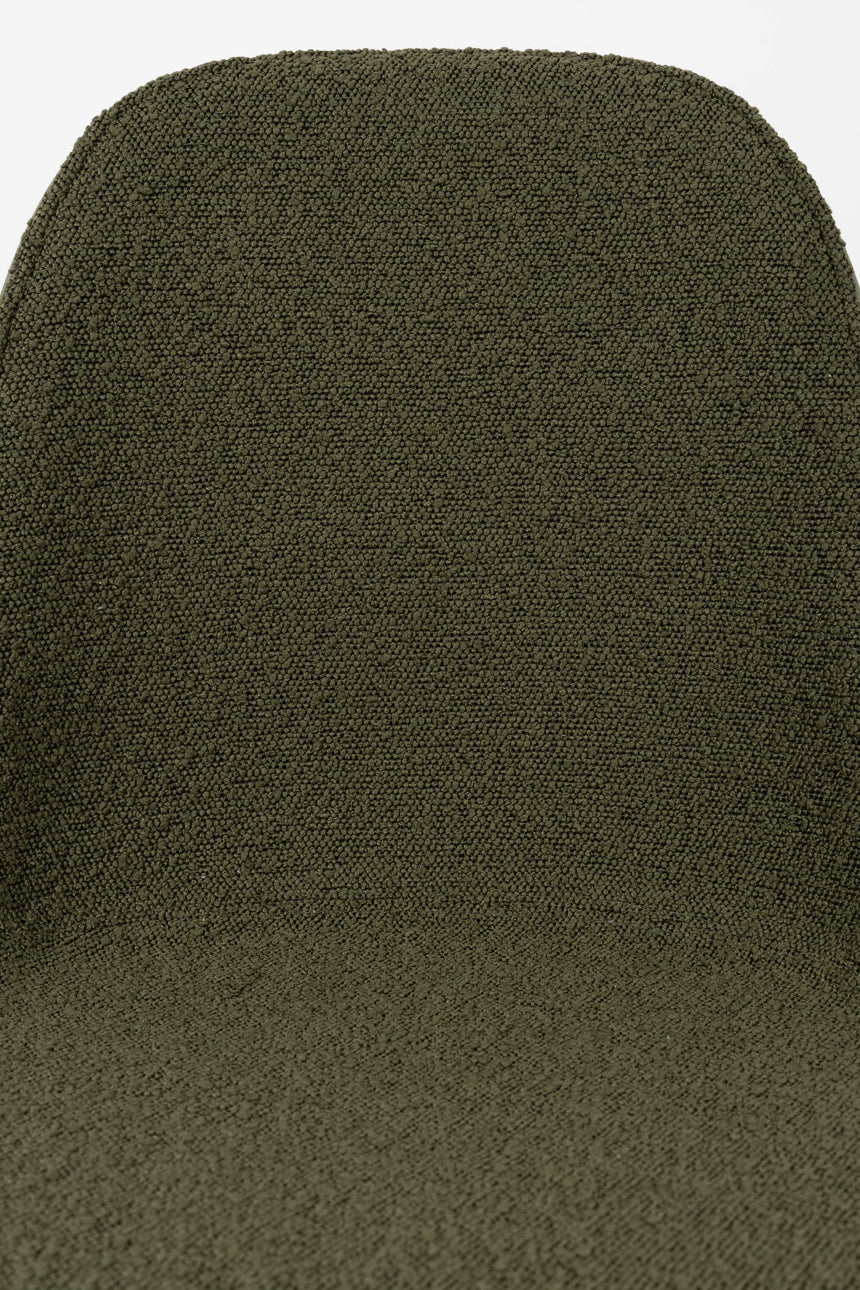 Albert Kuip bouclé swivel chair