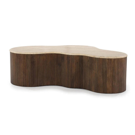 Mari limestone coffee table