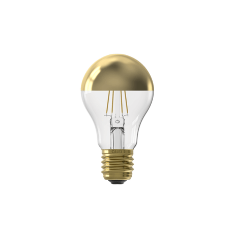 Top mirror A60 Gold Straight bulb, LED E27