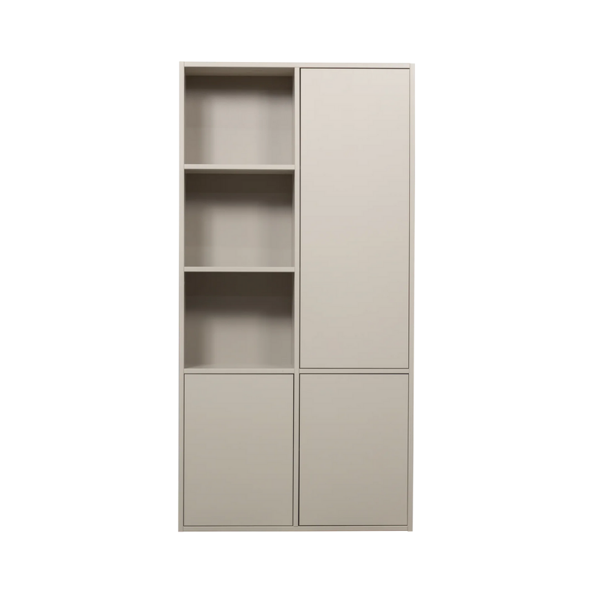 New Gravure 3-door wooden TV stand 