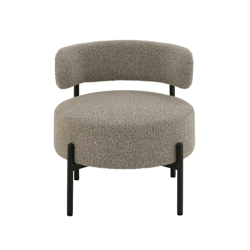 Talgarth fabric swivel chair with footrest