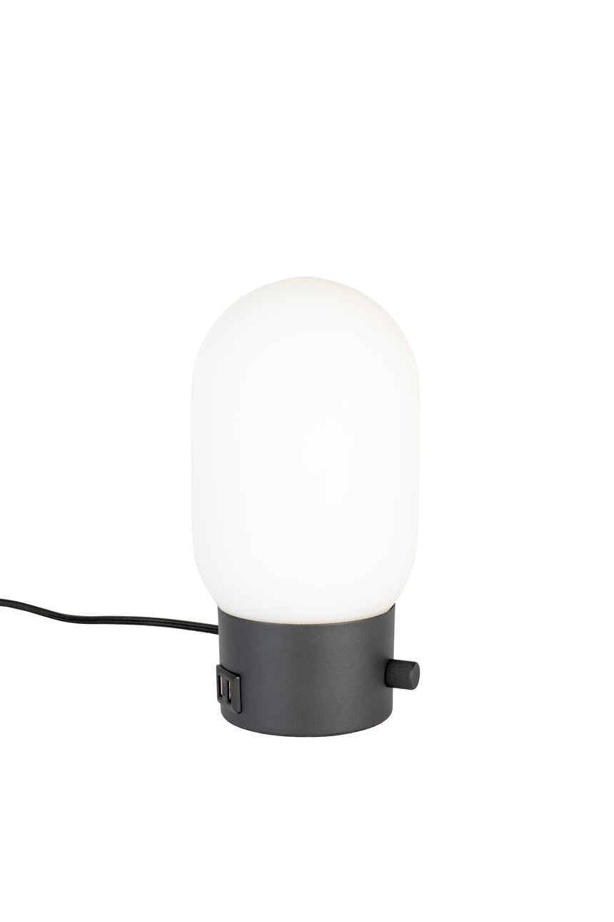 Urban charger üveg asztali lámpa