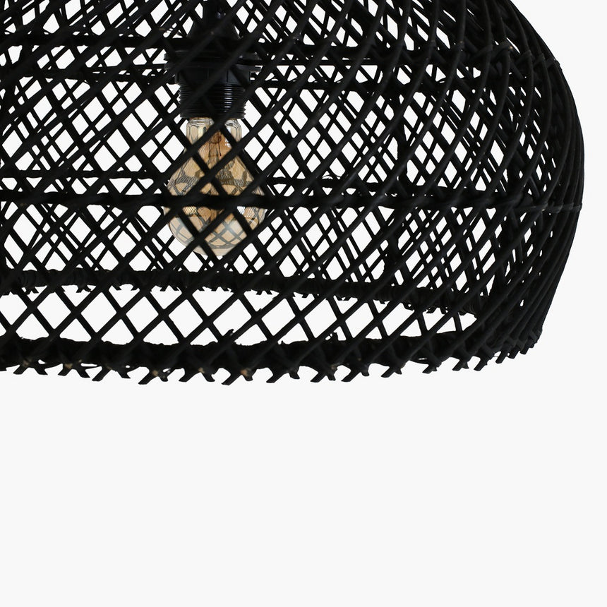 Maze rattan függőlámpa Ø42