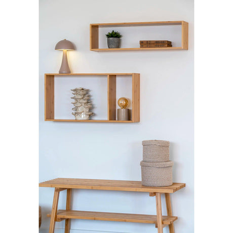 Eber wooden wall shelf