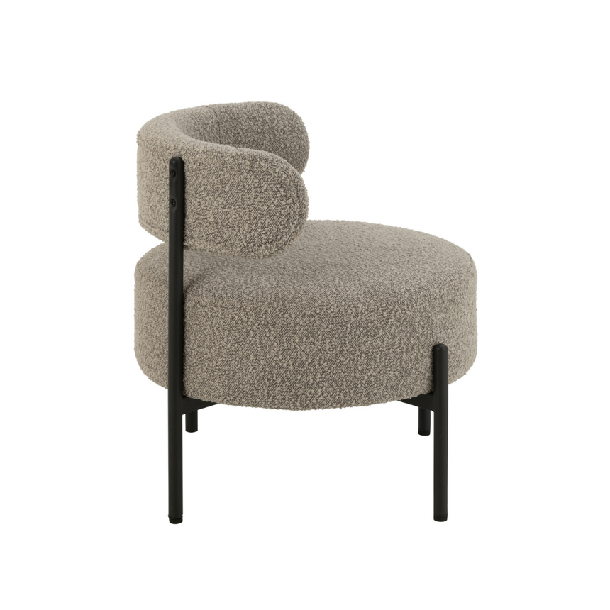 Talgarth fabric swivel chair with footrest