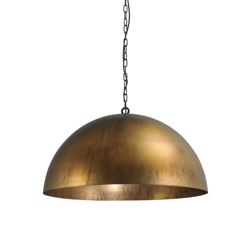 Larino 1-bulb copper-colored metal pendant lamp