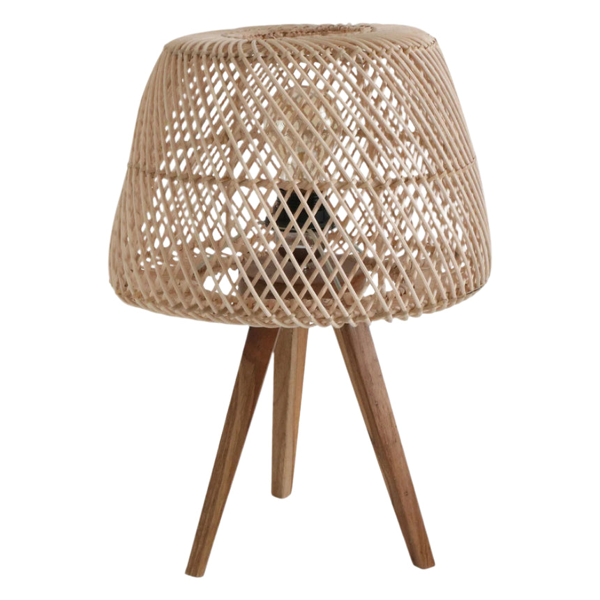 Maze rattan asztali lámpa