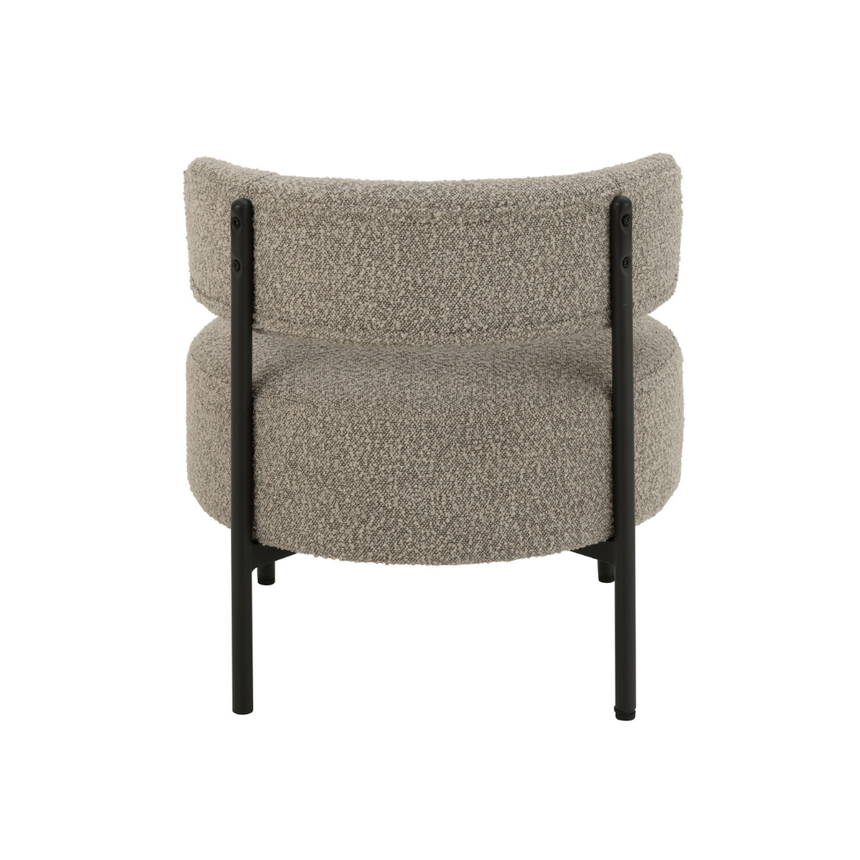 Talgarth fabric swivel chair with footrest