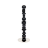 Beads metal candle holder