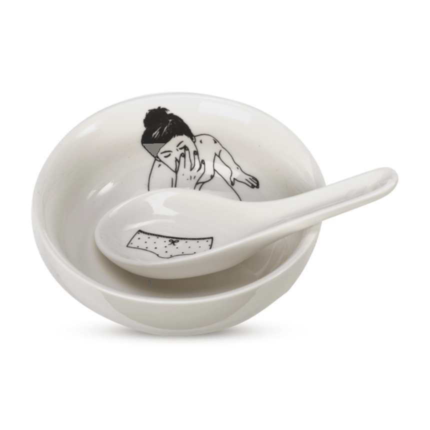 Undressed porcelán tál szettben