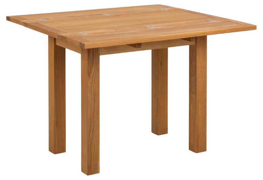 Keney extendable wooden dining table 100x90