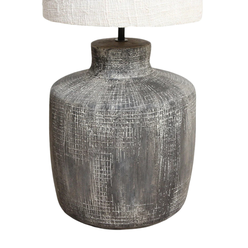 Terra Gaia agyag asztali lámpa