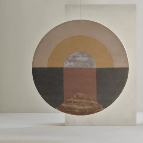 Muted Frontier wool rug