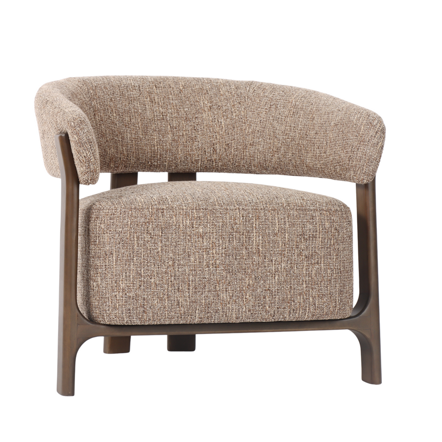 Cassie fabric pouf