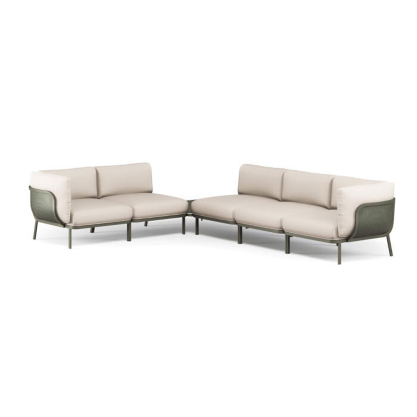 Cabla szövet kerti moduláris kanapé