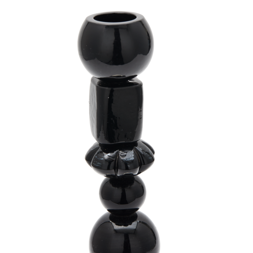 Beads metal candle holder