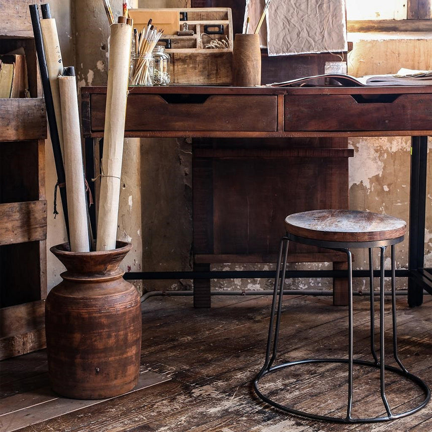 Factory fa ülőke kerek