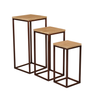 Noa wooden bedside table