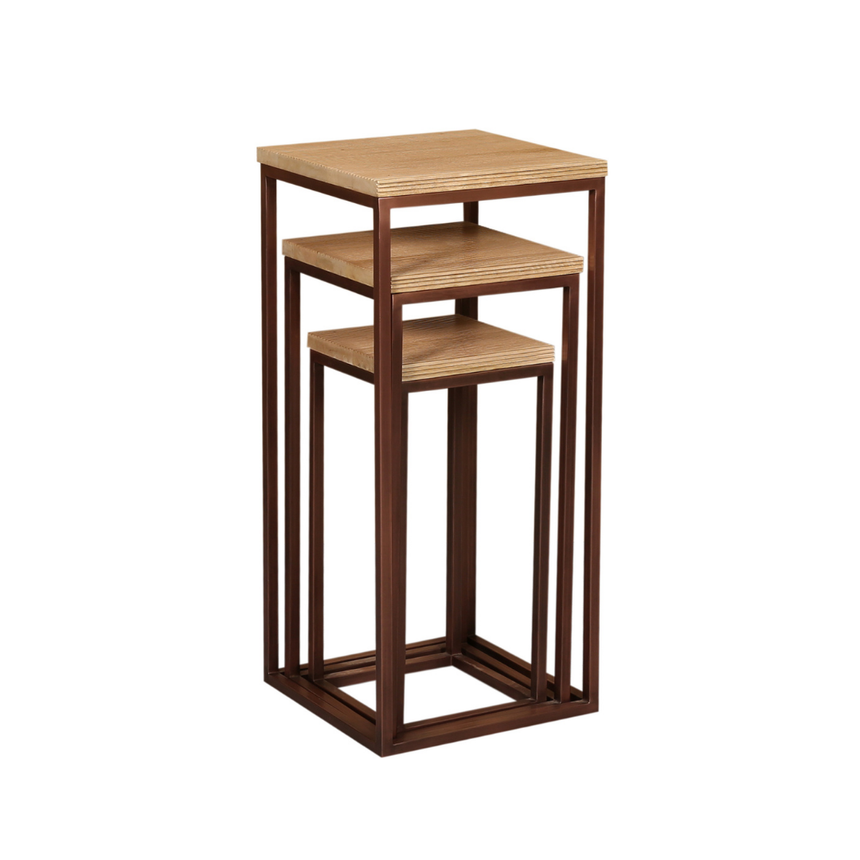 Noa wooden bedside table