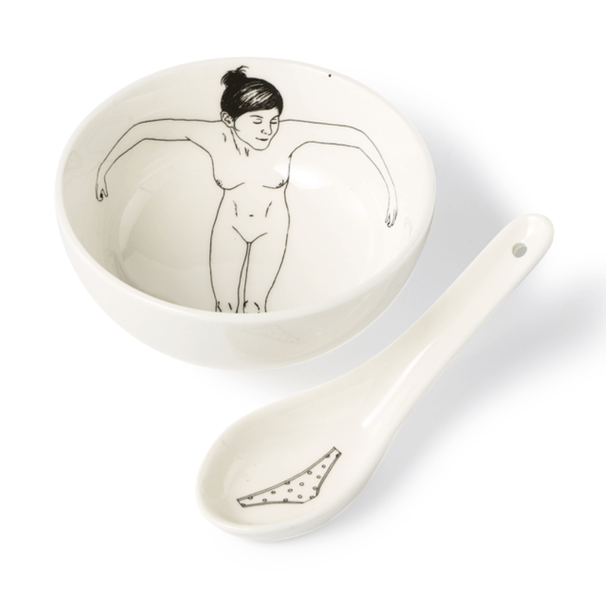 Undressed porcelán tál szettben