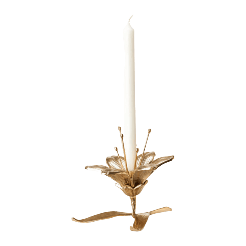 Lilly metal candle holder