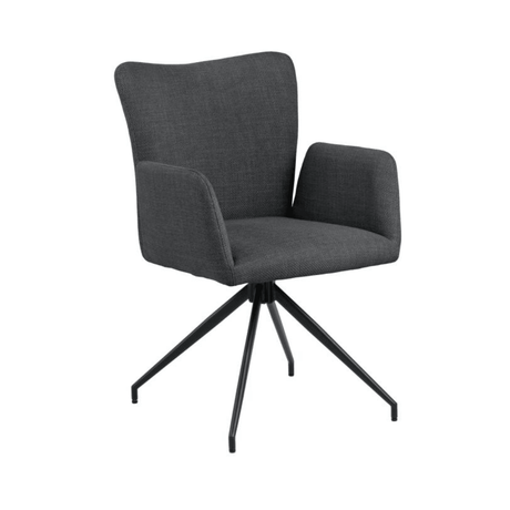 Laura fabric swivel chair