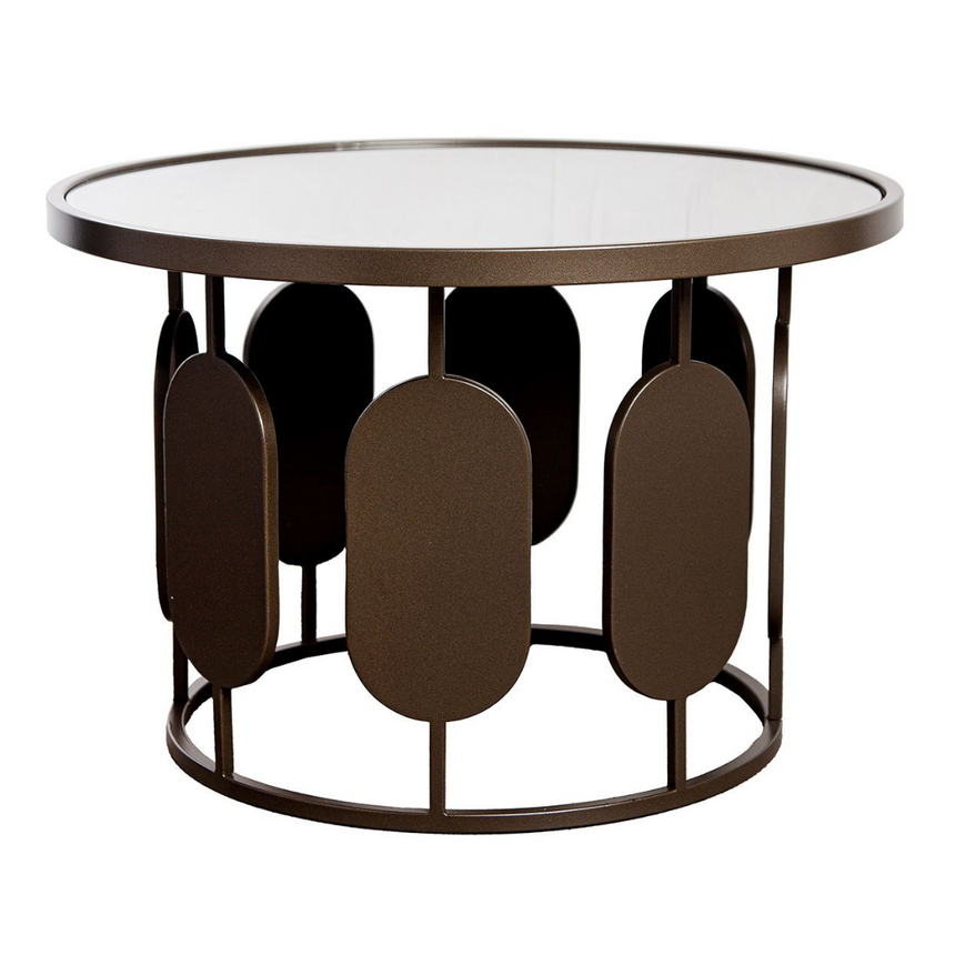 Glamour Chic fém dohányzóasztal