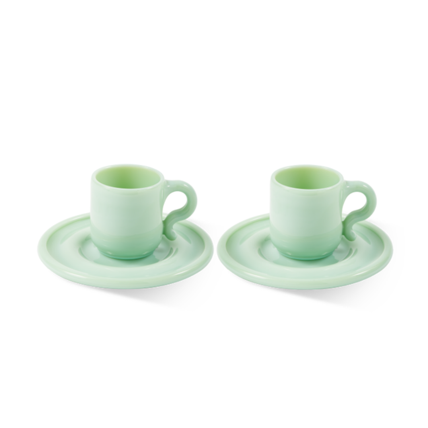 Digi porcelain mug set