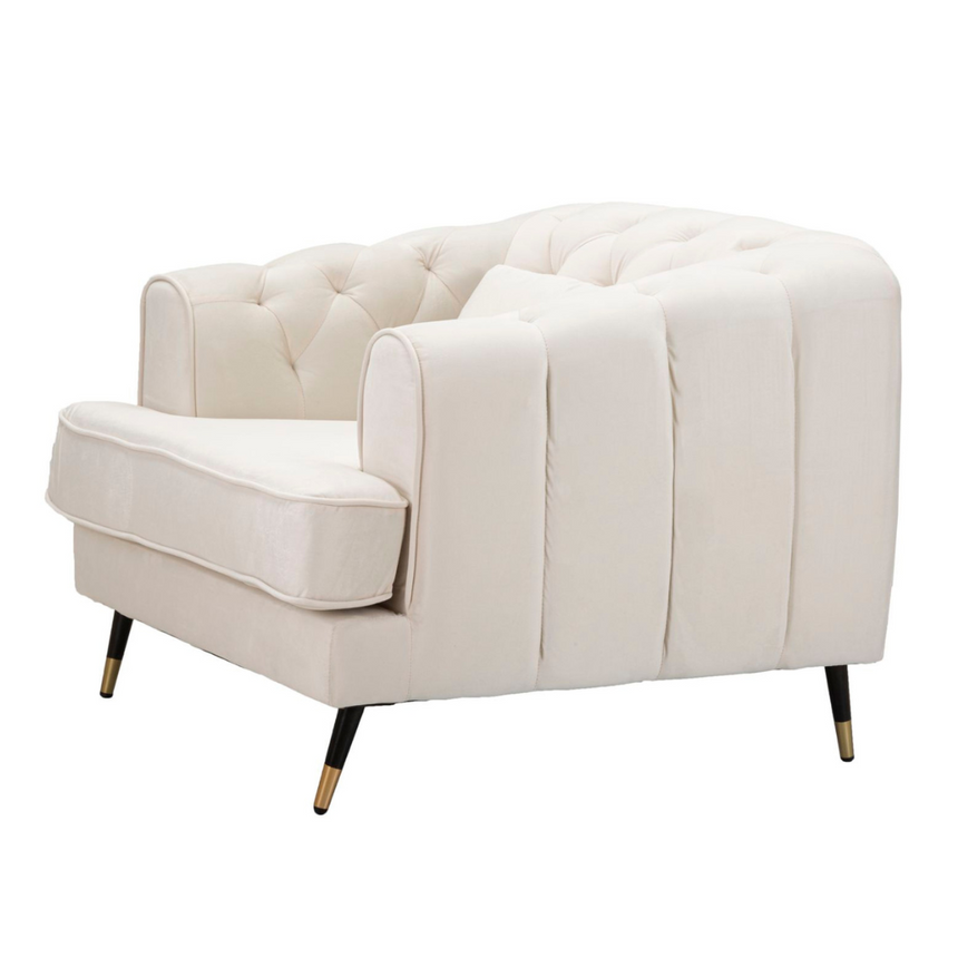 Praga velvet armchair