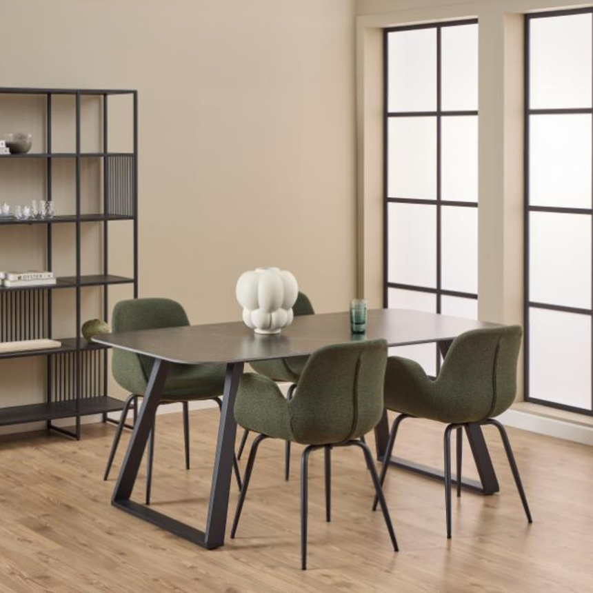 Malika wooden dining table 220x100
