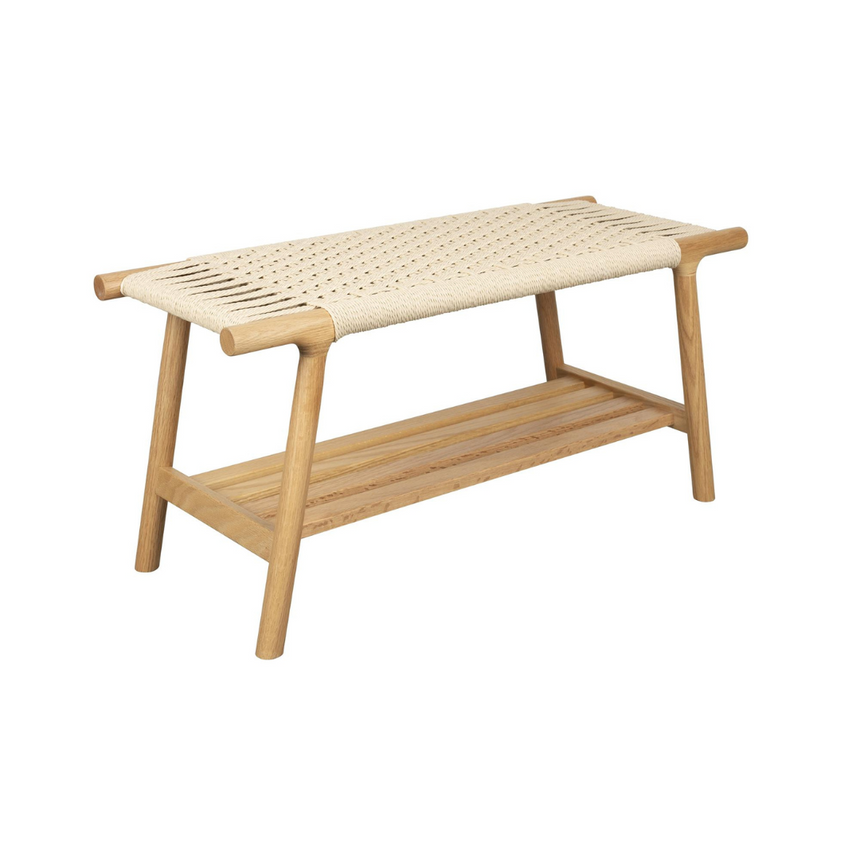 Brave wooden bench