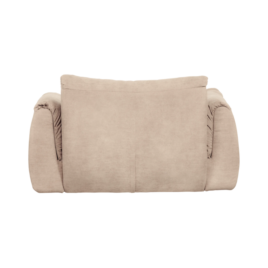 Baggy woven chenille armchair