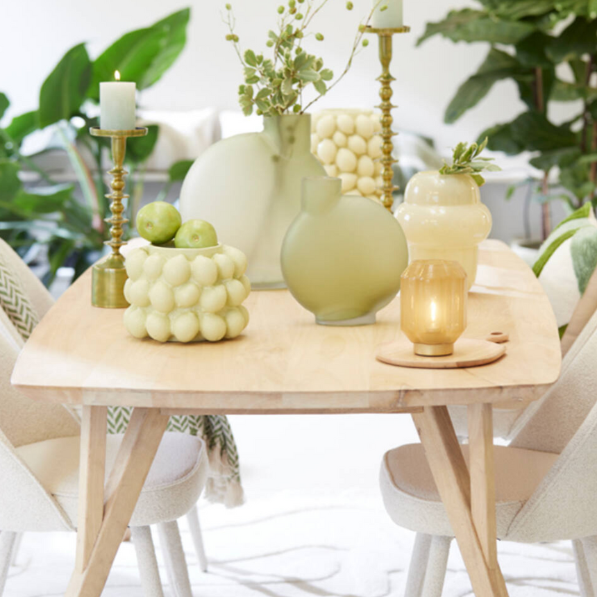 Yvias üveg asztali lámpa Ø13